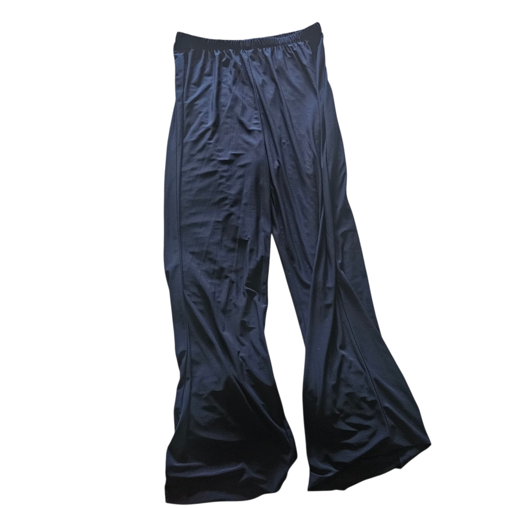 Ramy Brook Richards Straight Leg Pants Size 14 Navy Stretch Pull-On